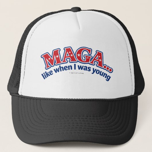 Casquette MAGA … comme quand j'étais jeune - (Devant)