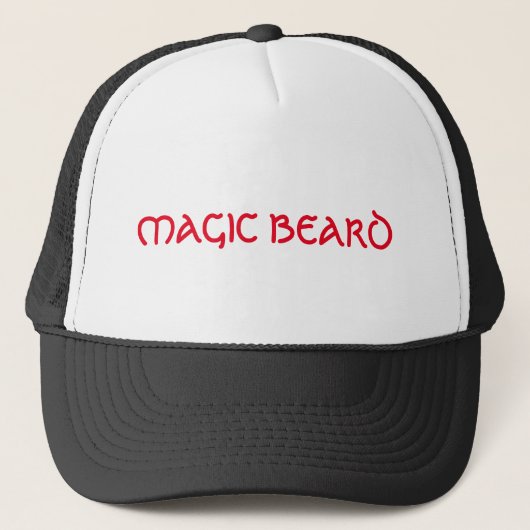 CASQUETTE MAGIQUE DE BARBE (Devant)