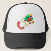 Casquette Magnet d'argent (Devant)