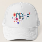 Casquette MAHA Floral (Devant)