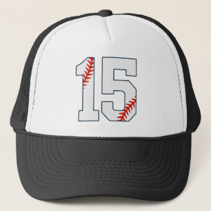 Casquette Maillot de Baseball Numéro 15