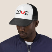 Casquette M'aimant certains - rouge (En situation)