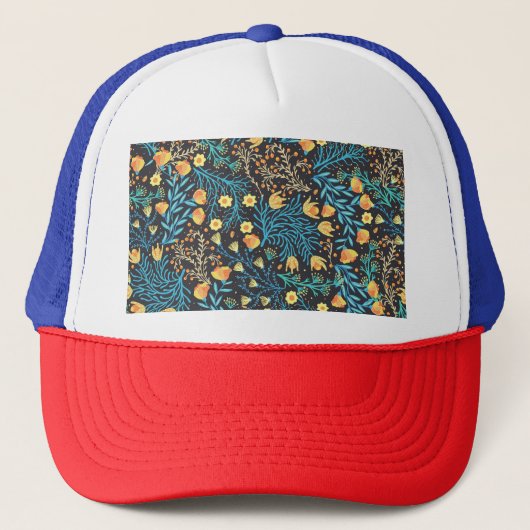 Casquette Main florale dessinée : Créative sans fil (Devant)