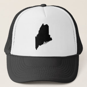 Casquette Maine en noir et blanc