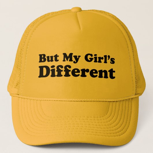 Casquette Mais ma fille est différente (Devant)