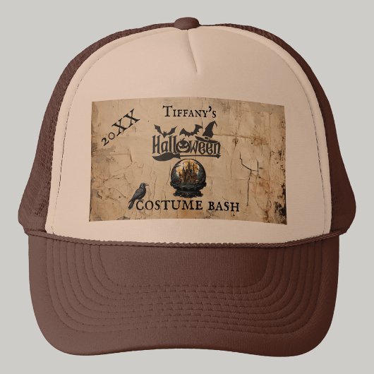 Casquette Maison gothique dans le Globe des neiges Halloween