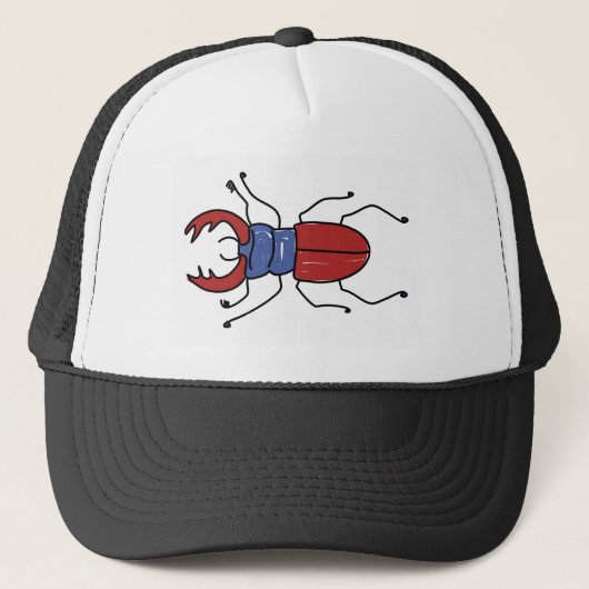 Casquette mâle-scarabée (Devant)