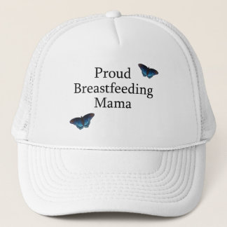 Casquette Maman allaitante fière Blue Butterflies