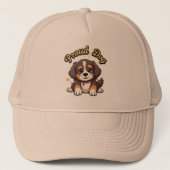 Casquette Maman de chien fier (Devant)