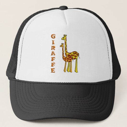 Casquette Maman et bébé de girafe (Devant)