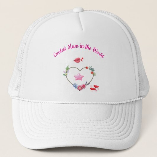 Casquette Maman mignonne et simple  (Devant)