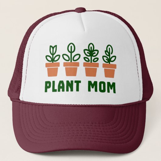 Casquette Maman plante (Devant)