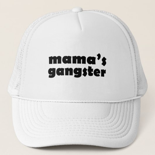 Casquette Mamas gangster drôle design (Devant)