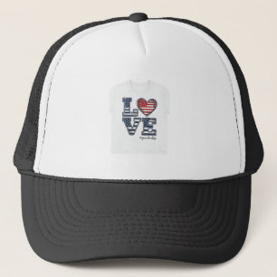 Casquette Mamie patriote Vie Amour Vintage Design de T-shirt