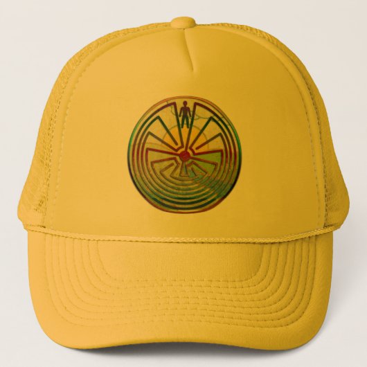 Casquette MAN IN THE MAZE paysage + votre arrière - plan (Devant)