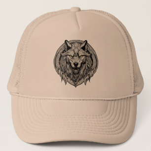 Casquette Mandala du Loup Féroce : Symbole de Force
