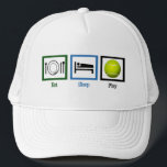 Casquette Mange Sleep Play Tennis<br><div class="desc">Le tennis est mon obsession et ma vie.</div>