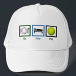 Casquette Mange Sleep Play Tennis<br><div class="desc">Le tennis est mon obsession et ma vie.</div>