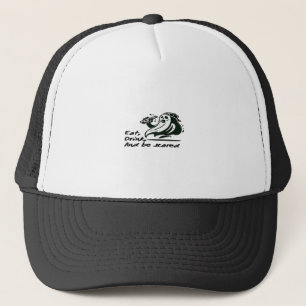 Casquette Manger Boire Et Être Effrayant Club Squelette Cool