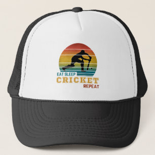 Casquette Manger Dormir Cricket Répéter