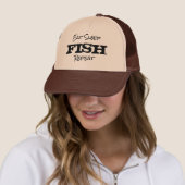 Casquette MANGER SOMMEIL POISSON RÉPÉTER un cadeau de retrai (En situation)