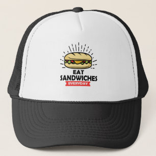Casquette Mangez des sandwichs tous les jours, profitez de c