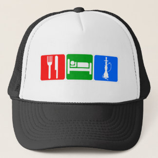 Casquette Mangez, dormez, narguilé