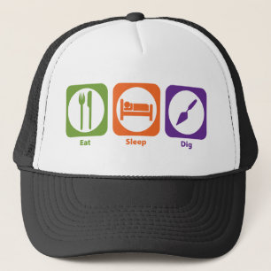 Casquette Mangez la fouille de sommeil
