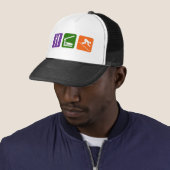 Casquette Mangez le ski de sommeil (En situation)