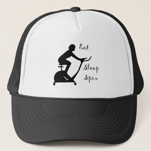 Casquette Mangez Le Sommeil Patiné Vélo Stationnaire Exercic (Devant)