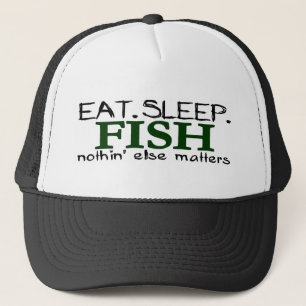 Casquette Mangez les poissons de sommeil