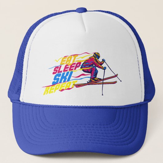 Casquette Mangez Sleep Sky Repeat Drôle Don Pour Les Amateur (Devant)