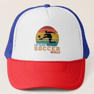 Casquette Mangez Sleep Soccer Répéter