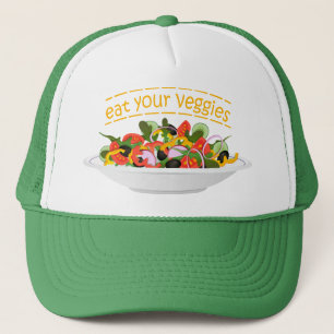 Casquette Mangez vos Légumes Citer salade fraîche mélange bo