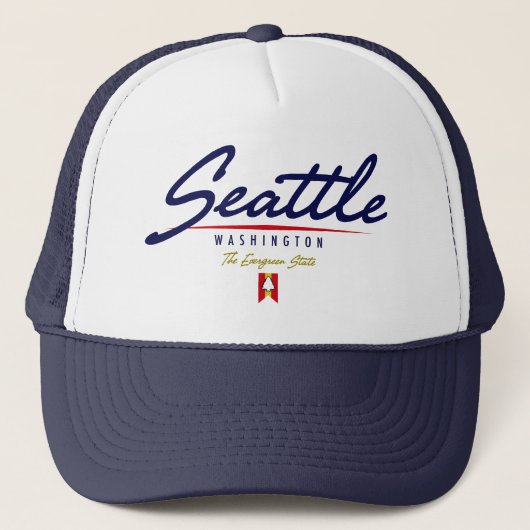 Casquette Manuscrit de Seattle (Devant)