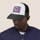 Casquette Maquillage oculaire pourpre (En situation)