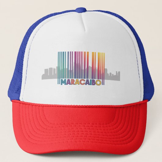 Casquette Maracaibo City Code-barres Art Latin Pride (Devant)