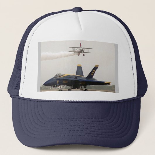Casquette Marcheur d'aile au-dessus d'ange (Devant)