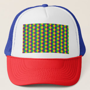 Casquette Mardi Gras Diamonds : Motif festif dynamique