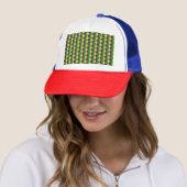 Casquette Mardi Gras Diamonds : Motif festif dynamique (En situation)