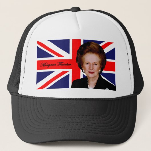 Casquette Margaret Thatcher - drapeau britannique (Devant)