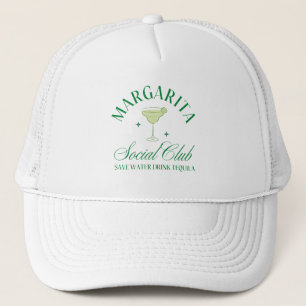 Casquette Margarita Social Club Sauvez de l'eau boisson tequ