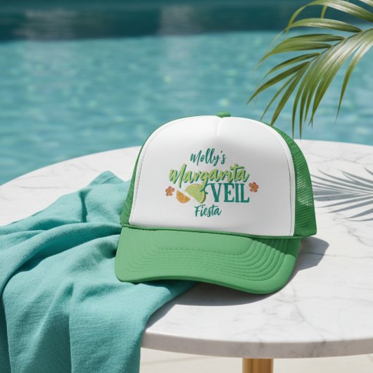 Casquette Margarita Veil Tropical Bachelorette