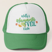 Casquette Margarita Veil Tropical Bachelorette (Devant)