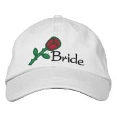 CASQUETTE MARIAGE BRIDE EMBROIDEE (Devant)