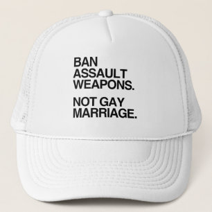 CASQUETTE MARIAGE HOMOSEXUEL D'ARMES D'ASSAUT D'INTERDICTION