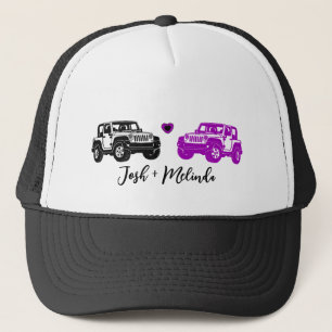 Casquette mariage hors route personnalisable