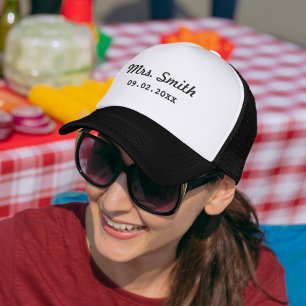 Casquette Mariage nuptial personnalisé