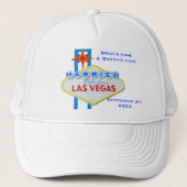 Casquette Marié à Las Vegas (Devant)