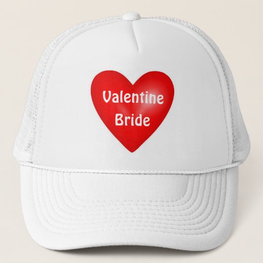 Casquette Mariée de la Saint Valentin (Devant)